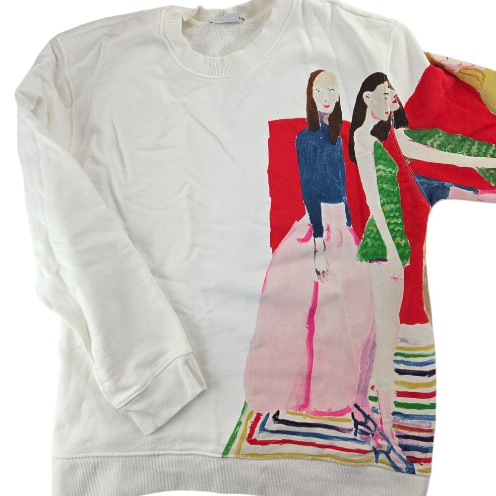 Zara | Xevi Sola Wearable Art Sweatshirt | Size Large - Picture 3 of 6